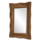 Emerson Scalloped Antique Gold Mirror by Uttermost
