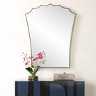 Monarch Scalloped Arched Vanity Mirror by Uttermost