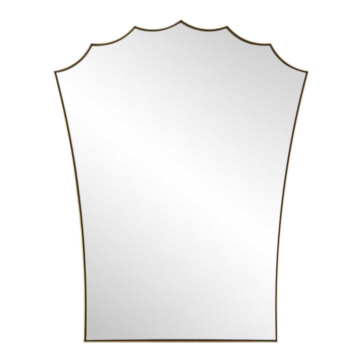 Monarch Scalloped Arched Vanity Mirror by Uttermost