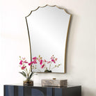 Monarch Scalloped Arched Vanity Mirror by Uttermost