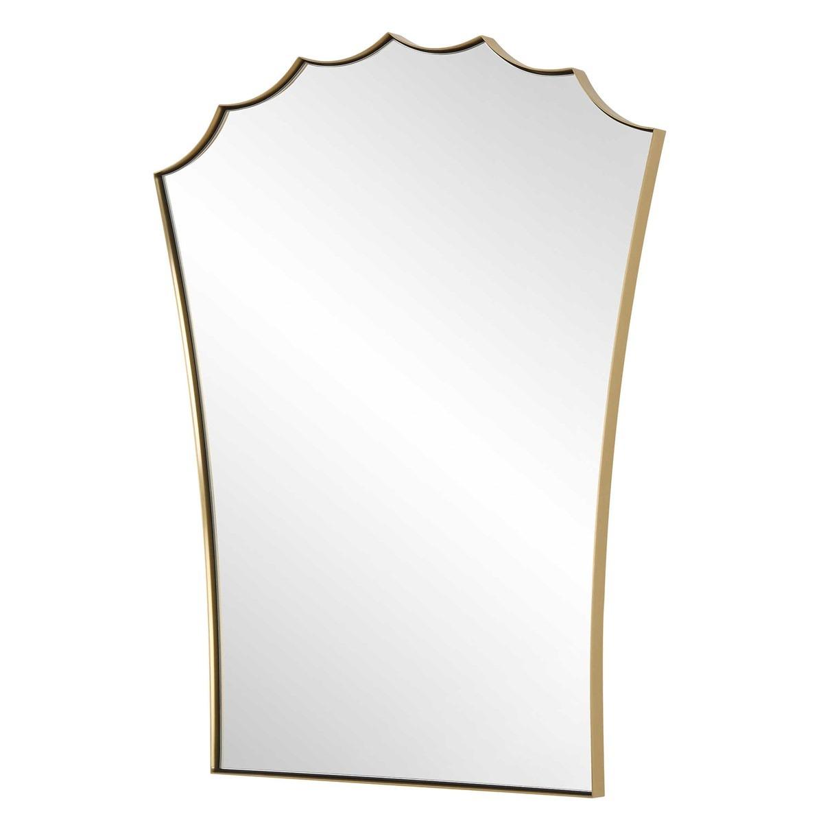 Monarch Scalloped Arched Vanity Mirror by Uttermost