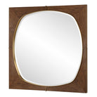 Garonne Square Walnut Mirror by Uttermost