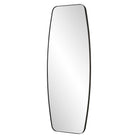 Caspian Curved Full Length Mirror in Black by Uttermost