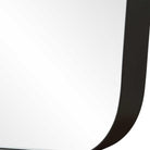 Caspian Curved Full Length Mirror in Black by Uttermost