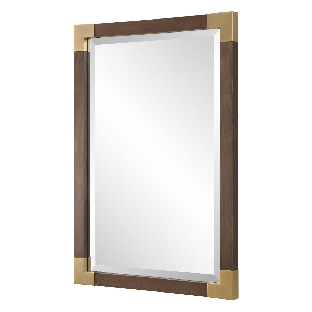 Rhea Walnut Mirror by Uttermost