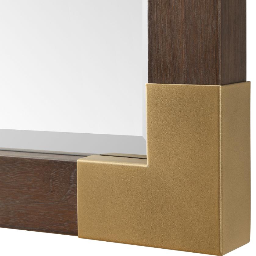Rhea Walnut Mirror by Uttermost