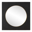 Ember Black Square Mirror by Uttermost