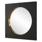 Ember Black Square Mirror by Uttermost