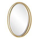 Rhodes Gold Oval Mirror by Uttermost