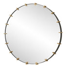 Pali Industrial Round Mirror by Uttermost