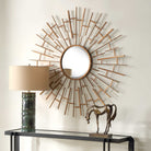 Tangled Bronze Round Mirror by Uttermost