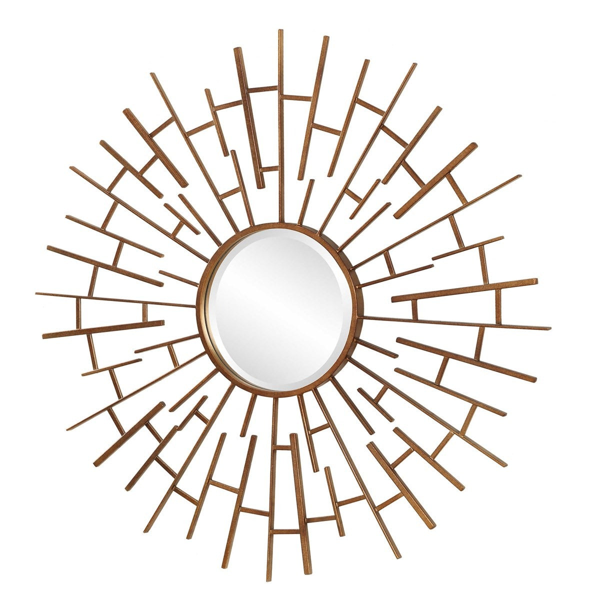 Tangled Bronze Round Mirror by Uttermost