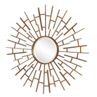 Tangled Bronze Round Mirror by Uttermost
