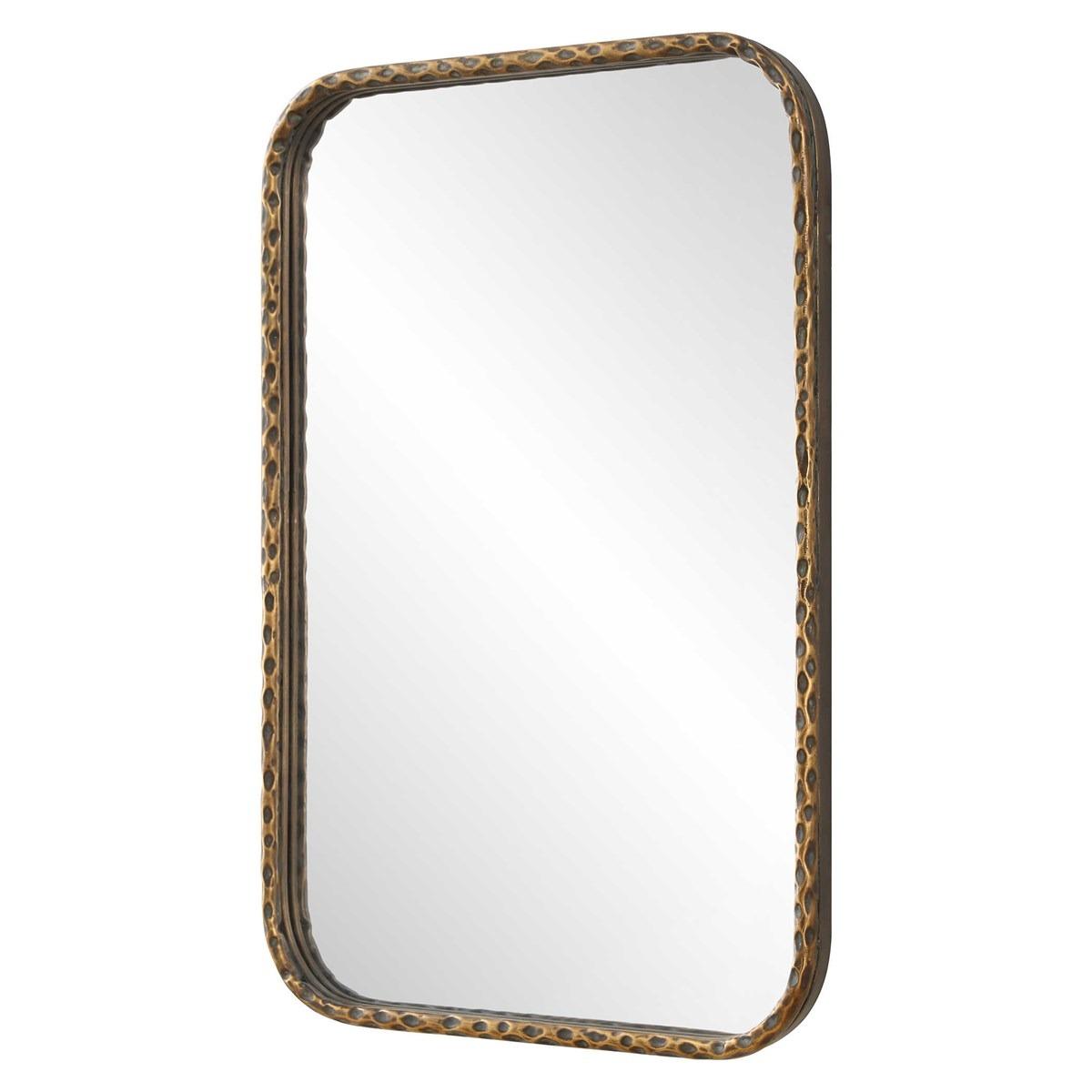 A Little Knotty Rectangular Mirror in Bronze by Uttermost