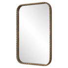 A Little Knotty Rectangular Mirror in Bronze by Uttermost