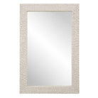Everett Ivory Stone Mirror by Uttermost