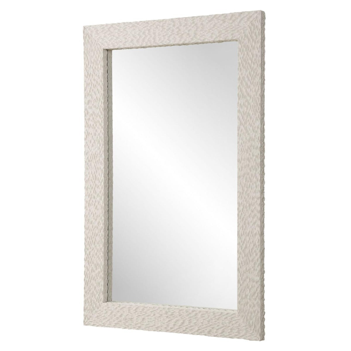 Everett Ivory Stone Mirror by Uttermost