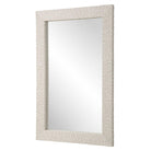 Everett Ivory Stone Mirror by Uttermost