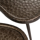 Bean Bronze Metal Coffee Tables (Set of 2) by Richmond Interiors