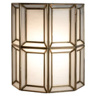 Amara Antique Brass & Glass Wall Light by Richmond Interiors