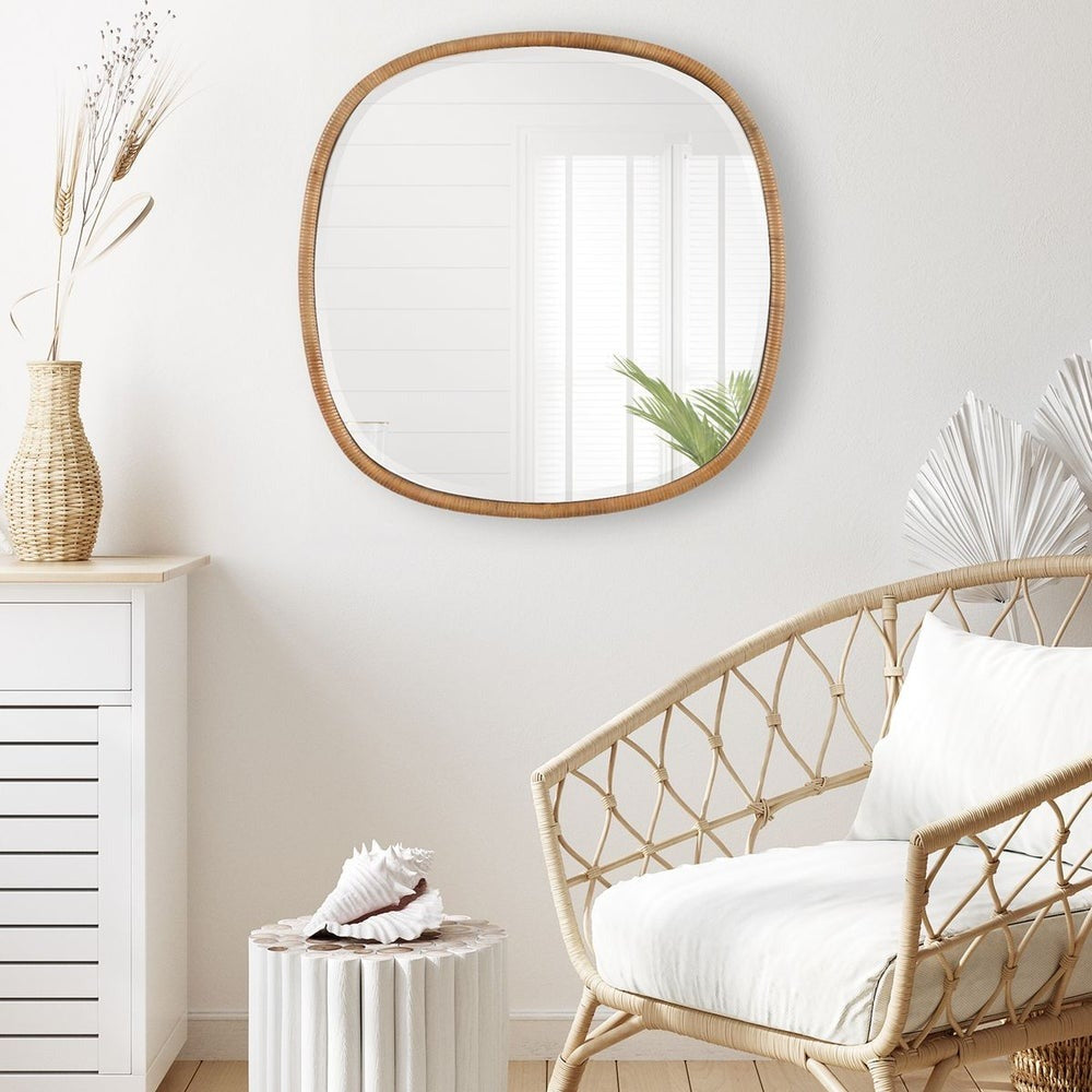 Cordelia Rattan Mirror by Keiichi