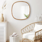 Cordelia Rattan Mirror by Keiichi