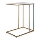 Thomas Side Table in Antique Brass by Keiichi