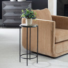 Chamber Side Table in Black by Keiichi