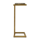 Myra Side Table in Antique Gold by Keiichi