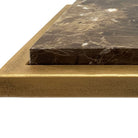 Myra Side Table in Antique Gold by Keiichi