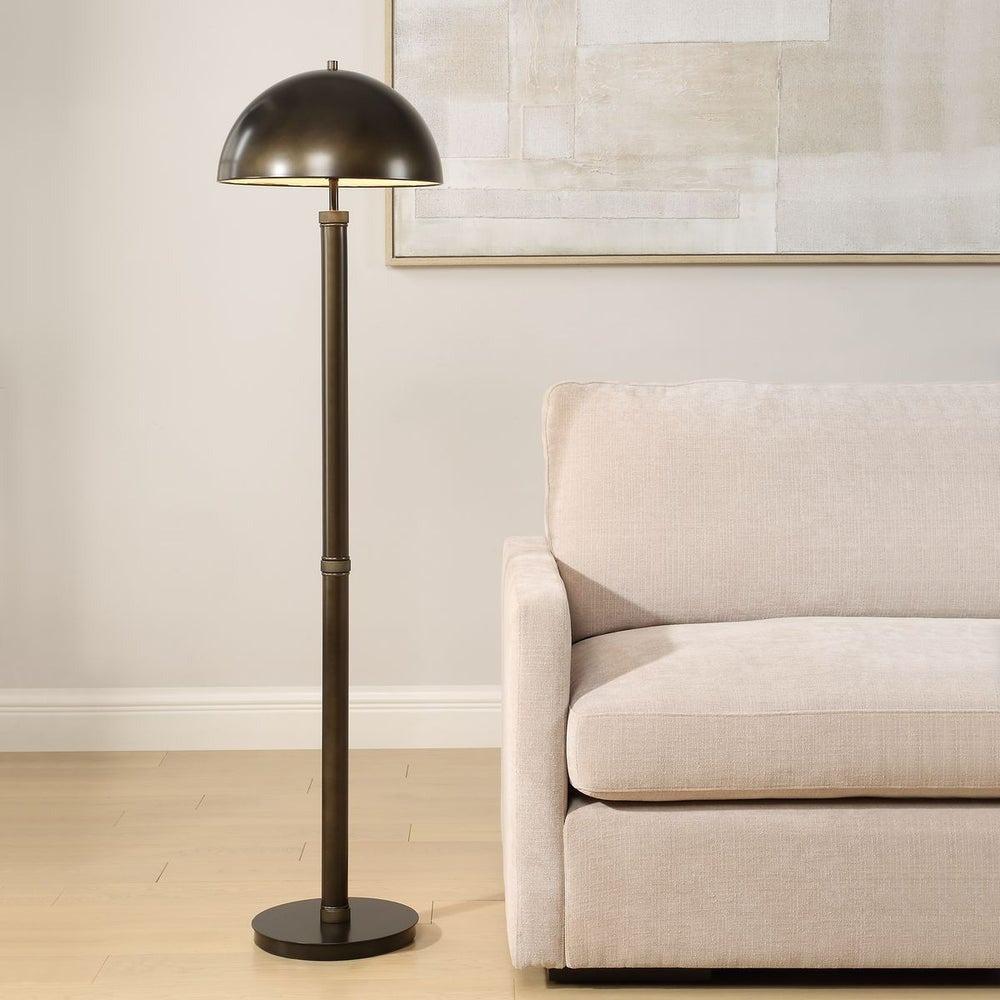 Charles Floor Lamp in Dark Bronze by Keiichi