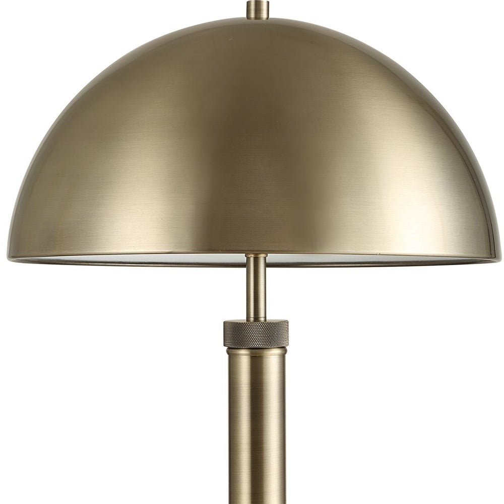 Charles Table Lamp in Antique Brass by Keiichi