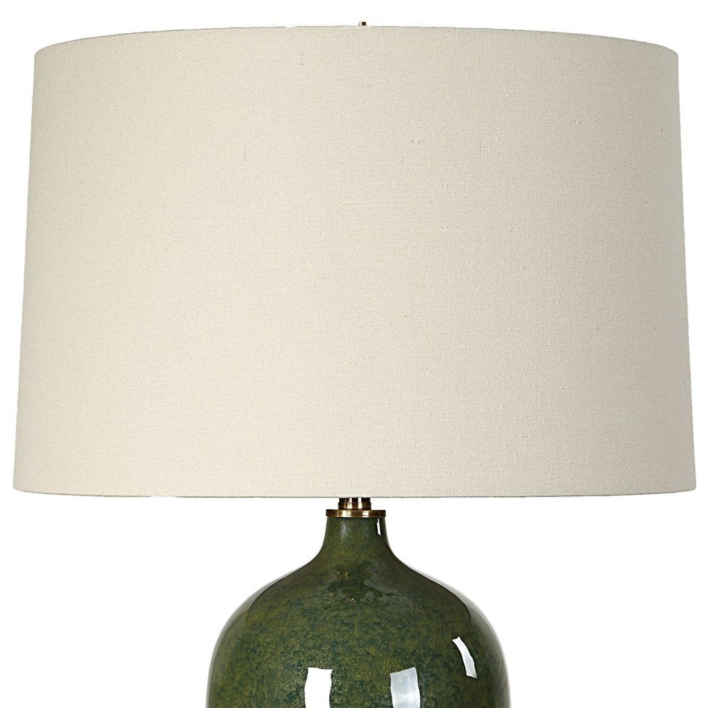 Savannah Table Lamp in Emerald Green by Keiichi