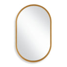 Brushed Gold Pill Mirror Keiichi