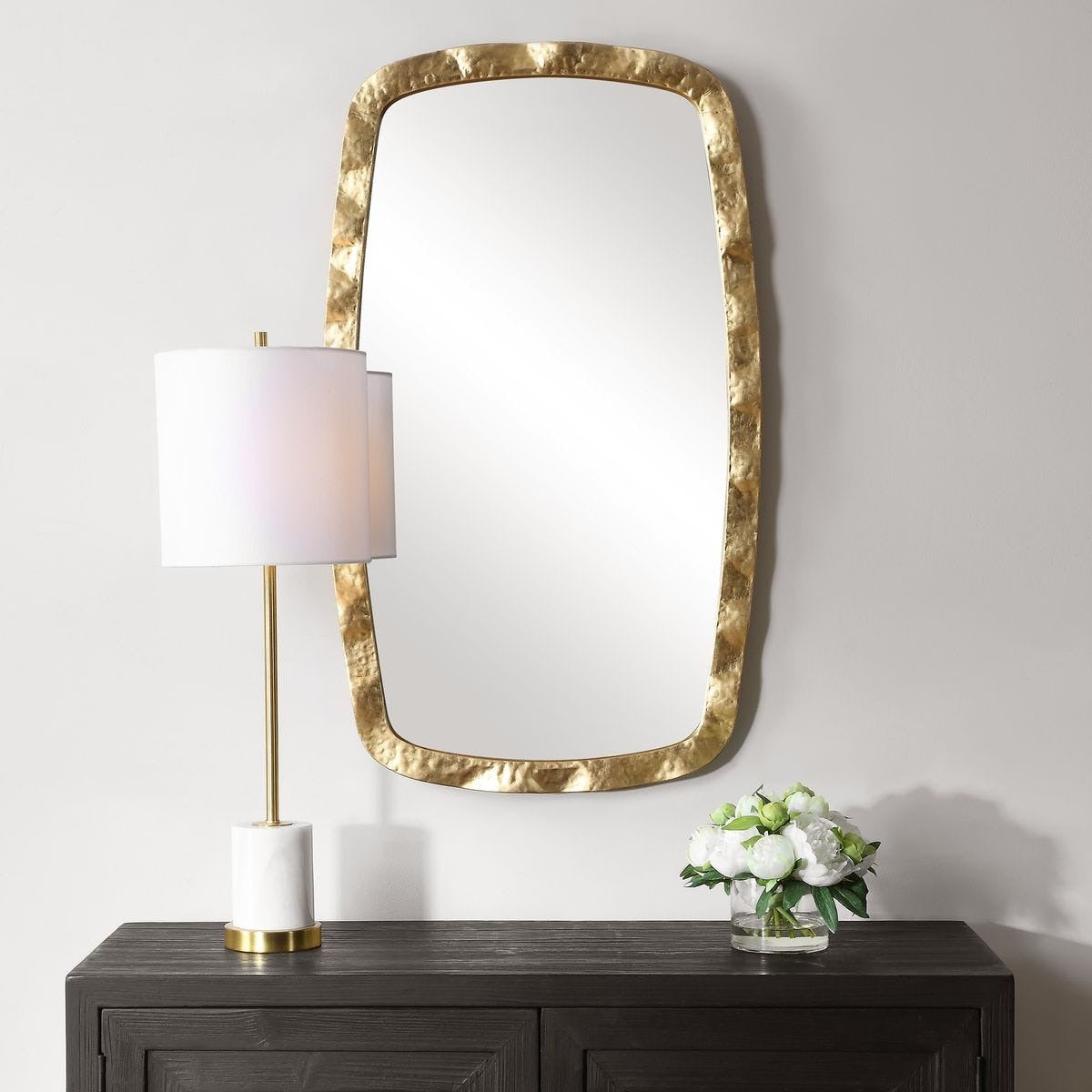 Gold Leaf Mirror by Keiichi