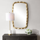 Gold Leaf Mirror by Keiichi