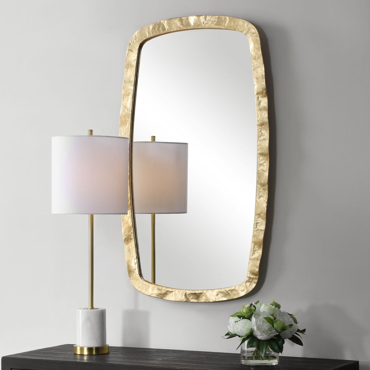 Gold Leaf Mirror by Keiichi