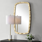 Gold Leaf Mirror by Keiichi