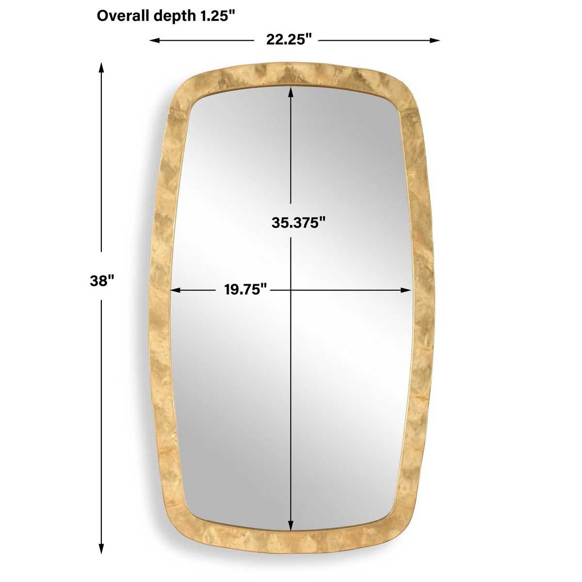 Gold Leaf Mirror by Keiichi