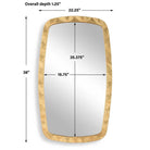 Gold Leaf Mirror by Keiichi