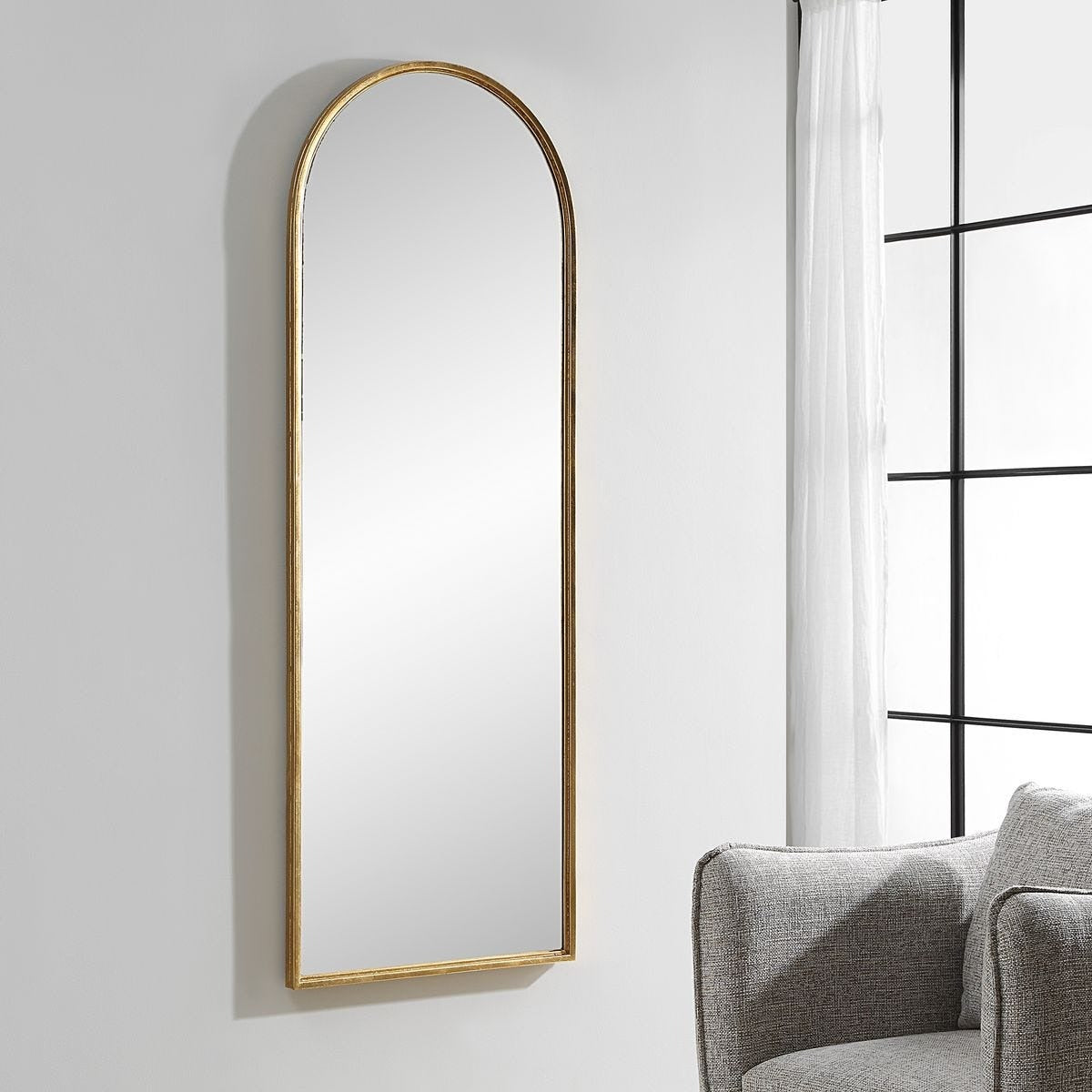 Florence Tall Mirror Gold by Keiichi