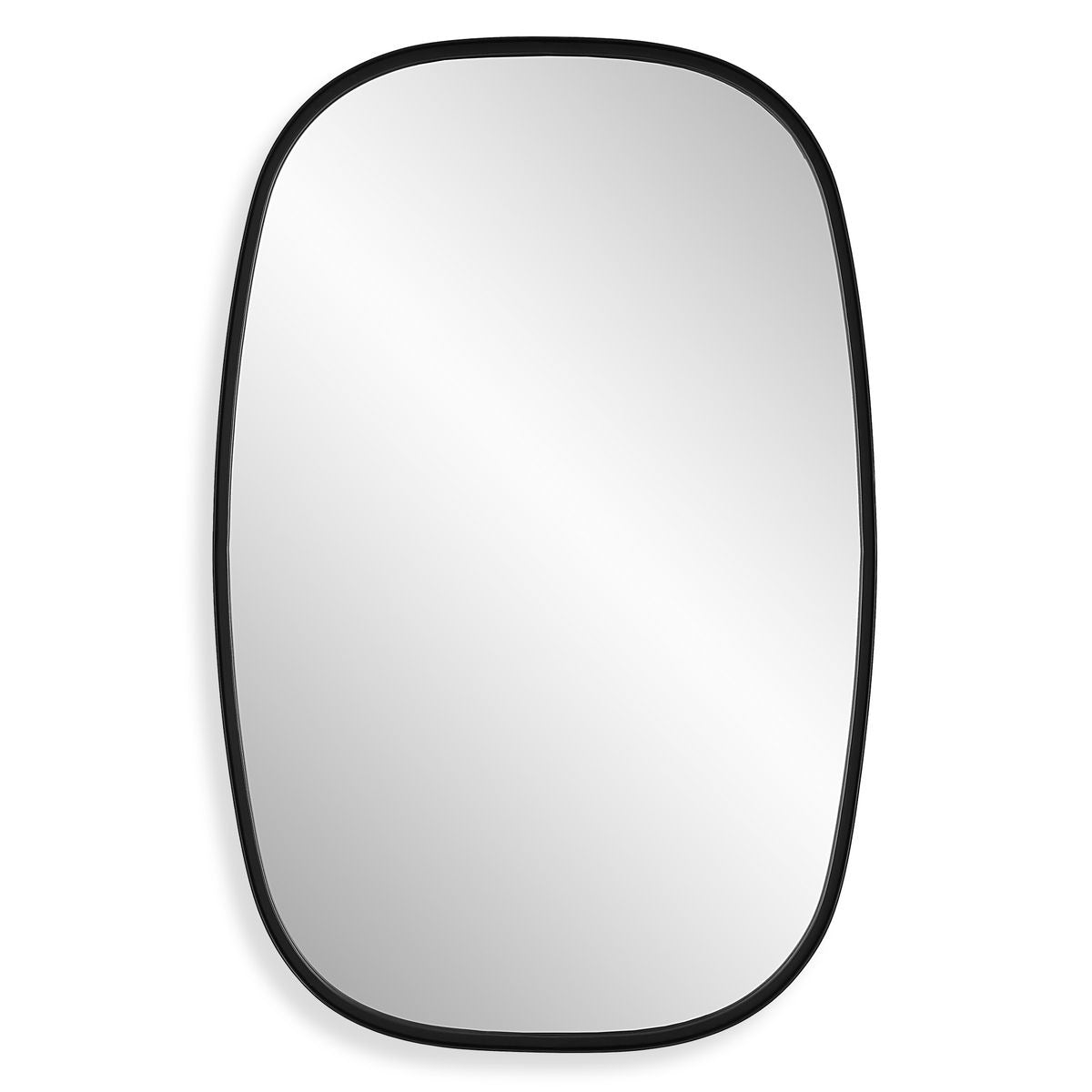Jackson Oval Mirror in Black by Keiichi