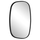 Jackson Oval Mirror in Black by Keiichi