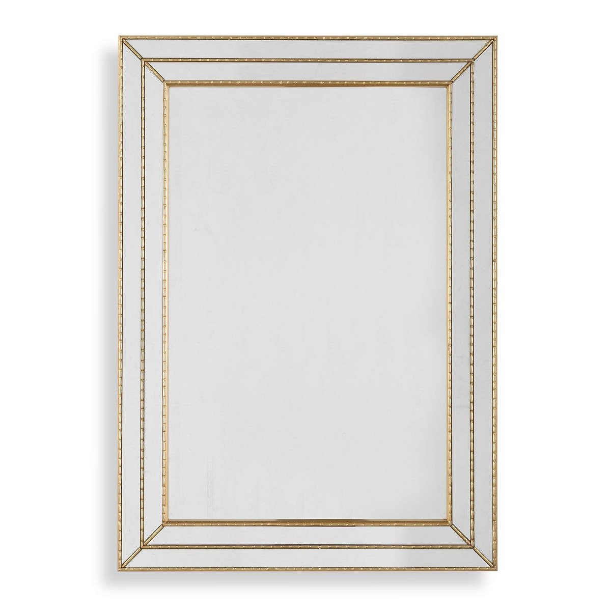 Triple Frame Mirror in Gold by Keiichi