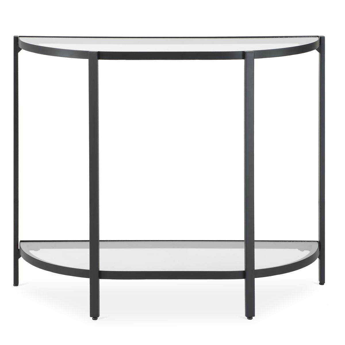 Demilune Black Console Table by Keiichi