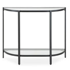 Demilune Black Console Table by Keiichi