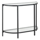 Demilune Black Console Table by Keiichi