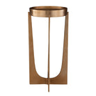 Shelby Antique Brass Side Table by Keiichi