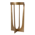 Shelby Antique Brass Side Table by Keiichi