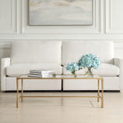Isabella Antique Gold Coffee Table by Keiichi